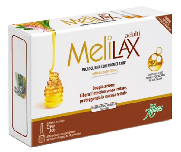MELILAX ADULTI MICROCLISMI 6 PEZZI 10 G - Farmacia Bartoli