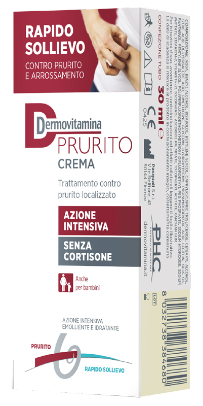 DERMOVITAMINA PRURITO CREMA AZIONE INTENSIVA SENZA CORTISONE 30 ML - Farmacia Bartoli