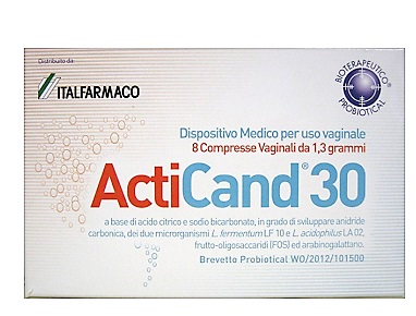 ACTICAND 30 8 COMPRESSE VAGINALI - Farmacia Bartoli