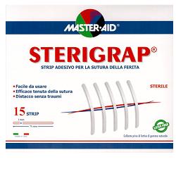 CEROTTO PER SUTURA MASTER-AID STERIGRAP 7,5X0,3 15 PEZZI - Farmacia Bartoli