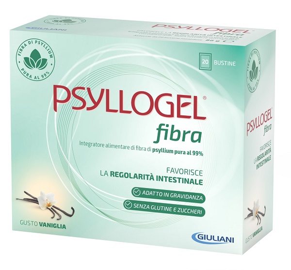 PSYLLOGEL FIBRA VANIGLIA 20 BUSTINE - Farmacia Bartoli