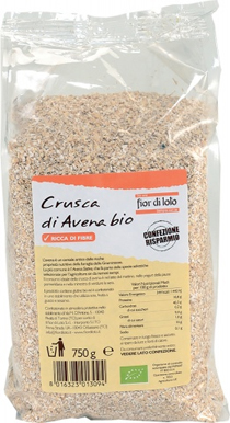 CRUSCA DI AVENA BIO 750 G - Farmacia Bartoli