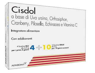 CISDOL 4 BUSTINE BLU DA 4,5 G + 10 BUSTINE GIALLE DA 3 G - Farmacia Bartoli