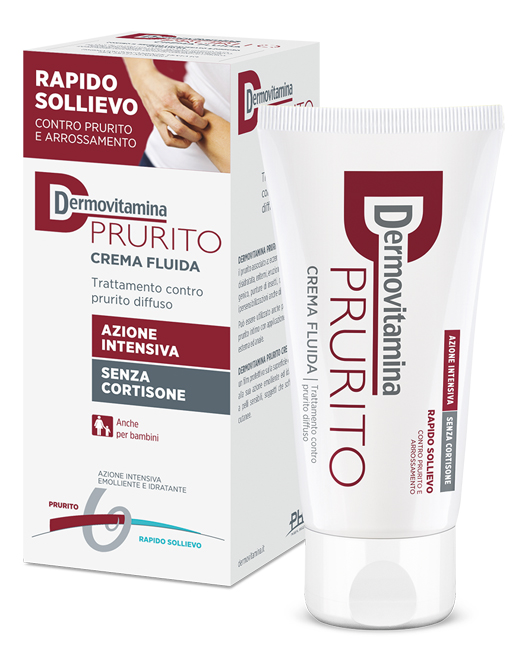 DERMOVITAMINA PRURITO CREMA FLUIDA AZIONE INTENSIVA SENZA CORTISONE 150 ML - Farmacia Bartoli