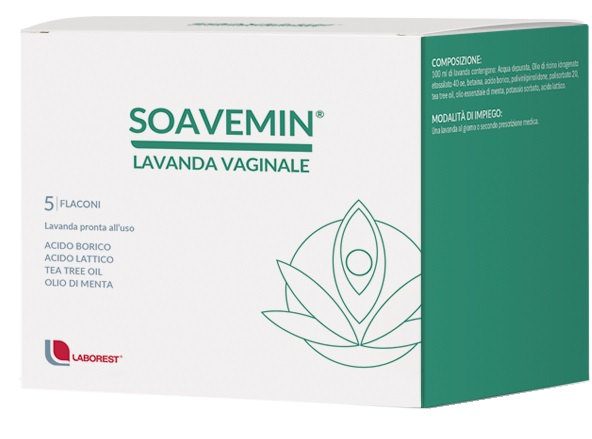 SOAVEMIN LAVANDA VAGINALE 5 FLACONI 100 ML - Farmacia Bartoli
