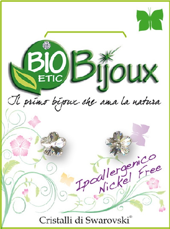 ORECCHINO FIORE 6MM CRYSTAL - Farmacia Bartoli