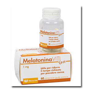 MELATONINA VITI FAST 1MG 60 COMPRESSE GUSTO ARANCIA - Farmacia Bartoli