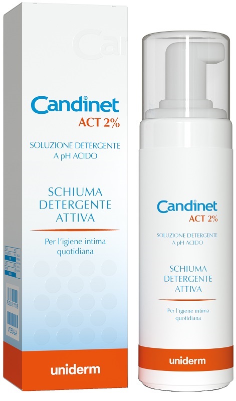 CANDINET ACT 2% SCHIUMA DETERGENTE ATTIVA 150 ML - Farmacia Bartoli
