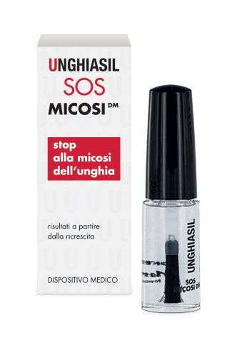 ANTIMICOTICO UNGHIASIL SOS MICOSI IN FLACONE DI VETRO 5 ML CON PENNELLO APPLICATORE + ASTUCCIO - Farmacia Bartoli
