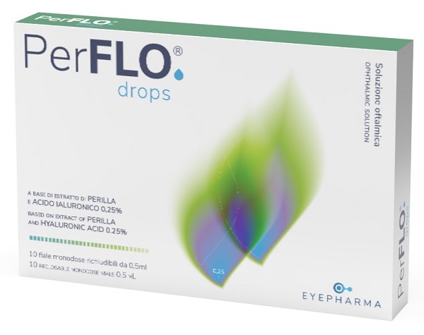 PERFLO DROPS GOCCE OCULARI 10 FIALE MONODOSE - Farmacia Bartoli