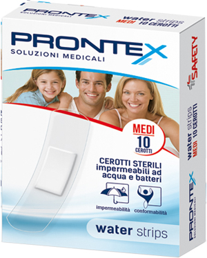 CEROTTO PRONTEX WATER STRIPS MEDIO 10 PEZZI - Farmacia Bartoli
