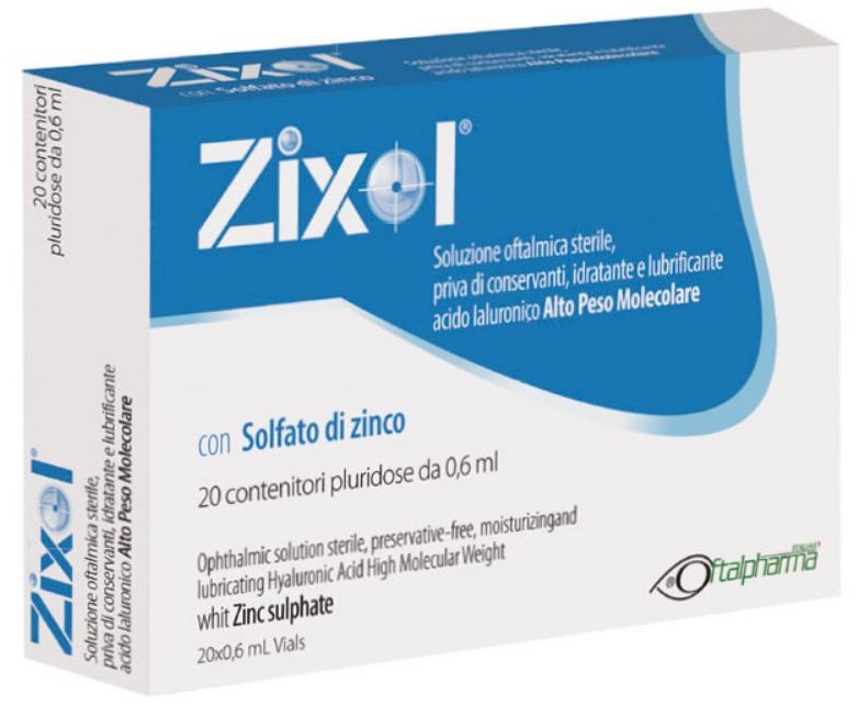 GOCCE OCULARI ZIXOL 20 FLACONCINI 0,6 ML - Farmacia Bartoli