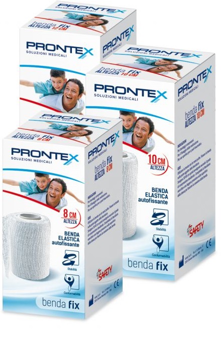 BENDA ELASTICA PRONTEX FIX AUTOFISSANTE 12 CM DI ALTEZZA PER4 METRI IN ESTENSIONE 1 PEZZO - Farmacia Bartoli