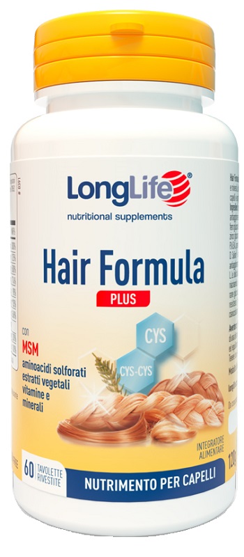 LONGLIFE HAIR FORMULA PLUS 60 TAVOLETTE - Farmacia Bartoli