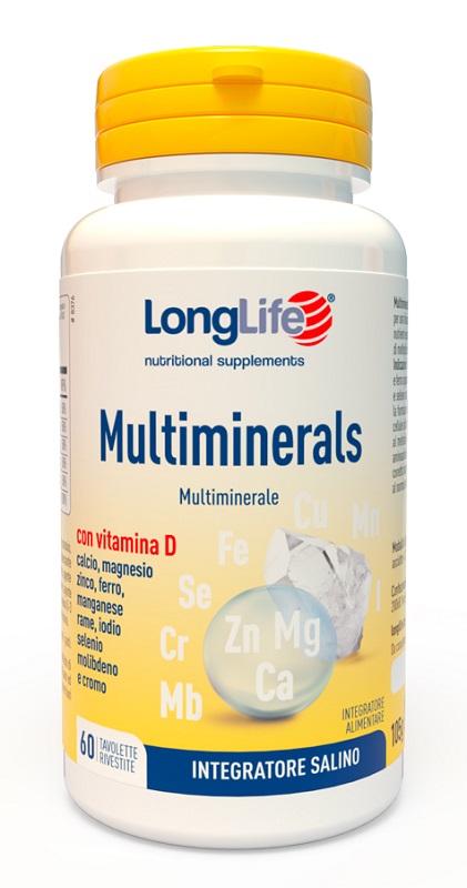 LONGLIFE MULTIMINERALS 60 TAVOLETTE RIVESTITE - Farmacia Bartoli