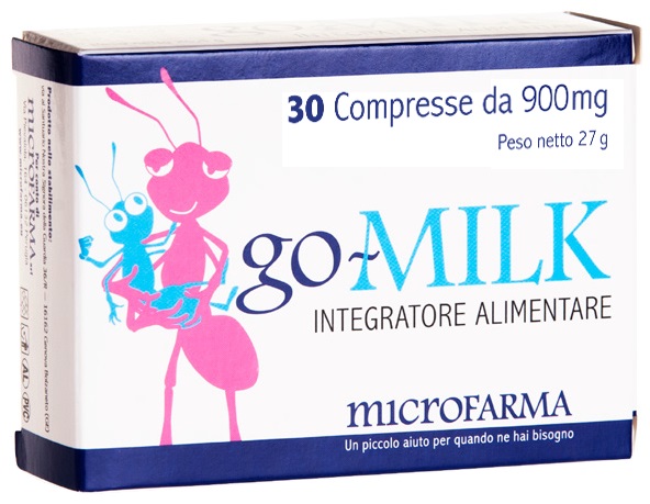 GO-MILK 30 COMPRESSE - Farmacia Bartoli