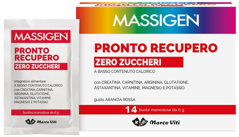 MASSIGEN PRONTO RECUPERO ZERO ZUCCHERI 14 BUSTINE - Farmacia Bartoli