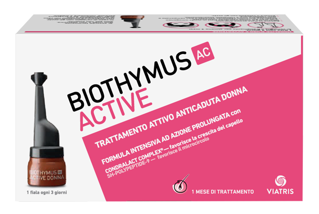 BIOTHYMUS AC ACTIVE TRATTAMENTO ATTIVO ANTICADUTA DONNA 10 FIALE - Farmacia Bartoli