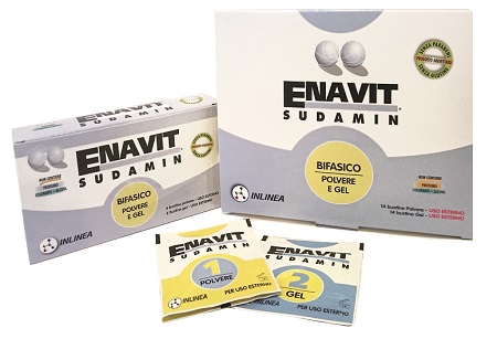 ENAVIT SUDAMIN BIFASICO 6 BUSTINE POLVERE + 6 BUSTINE GEL - Farmacia Bartoli