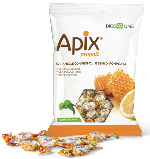 APIX PROPOLI CARAMELLA BALSAMICA 50 G BIOSLINE - Farmacia Bartoli