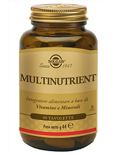MULTINUTRIENT SOLGAR 30 TAVOLETTE - Farmacia Bartoli