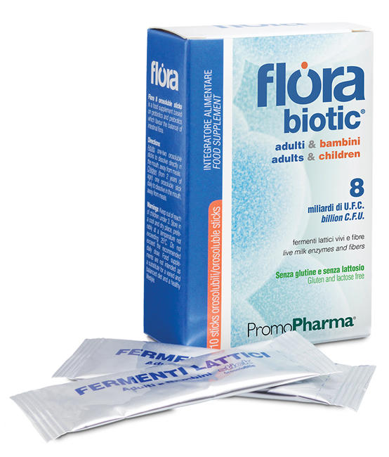 FLORA 8 10 STICK OROSOLUBILI ADULTI E BAMBINI - Farmacia Bartoli
