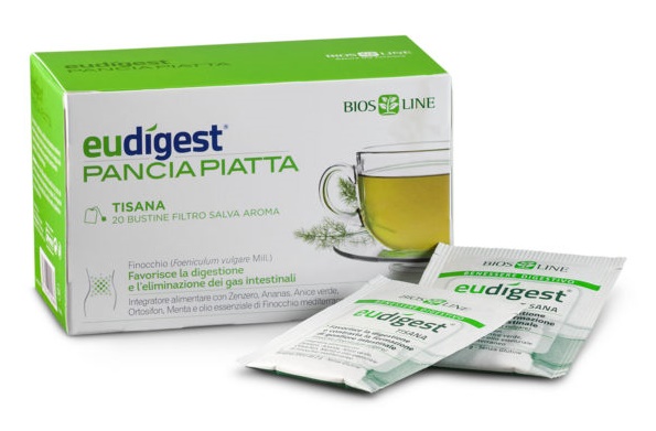 BIOSLINE EUDIGEST TISANA DOPOPASTO 20 BUSTE 40 G - Farmacia Bartoli