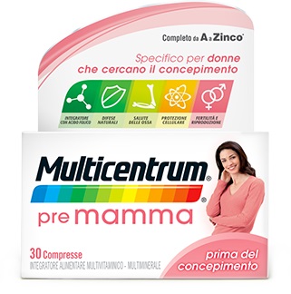 MULTICENTRUM PRE MAMMA 30 COMPRESSE - Farmacia Bartoli