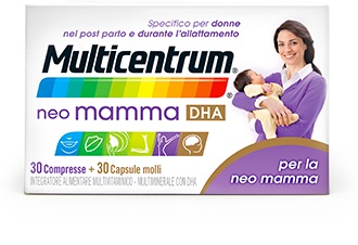 MULTICENTRUM NEO MAMMA DHA 30 COMPRESSE + 30 CAPSULE MOLLI - Farmacia Bartoli