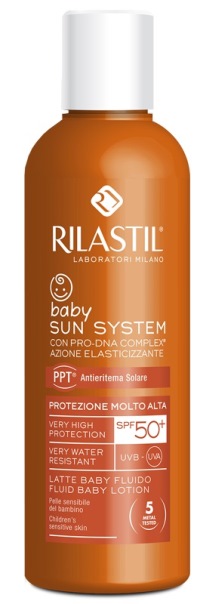 RILASTIL SUN SYSTEM PHOTO PROTECTION THERAPY SPF50+ BABY FLUIDO 200 ML - Farmacia Bartoli