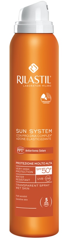 RILASTIL SUN SYSTEM PHOTO PROTECTION THERAPY SPF50+ TRANSPARENT SPRAY 200 ML - Farmacia Bartoli