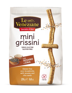 LE VENEZIANE MINI GRISSINI SESAMO E CHIA 250 G - Farmacia Bartoli