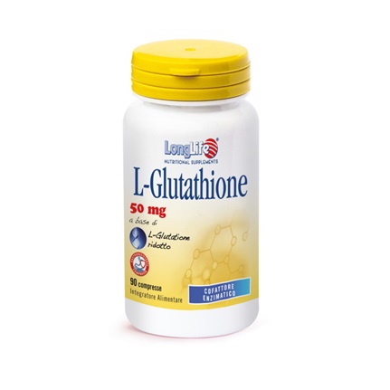 LONGLIFE L-GLUTATHIONE 50 MG 90 COMPRESSE - Farmacia Bartoli