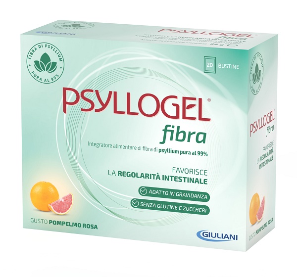 PSYLLOGEL FIBRA POMPELMO ROSA 20 BUSTINE - Farmacia Bartoli