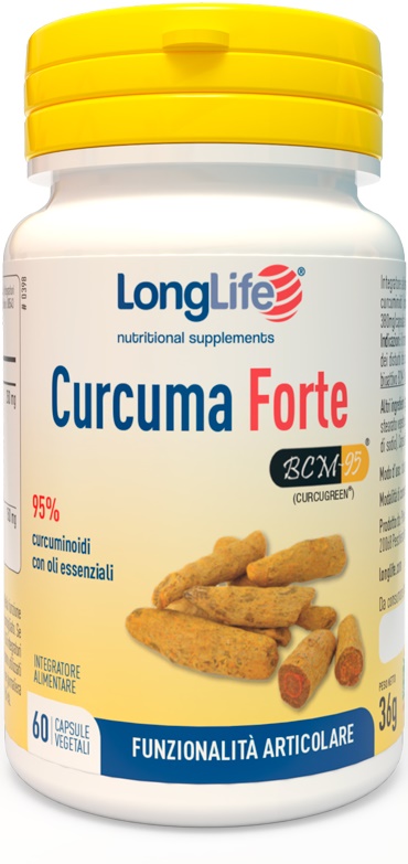 LONGLIFE CURCUMA FORTE 60 CAPSULE VEGETALI - Farmacia Bartoli