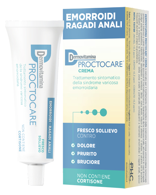DERMOVITAMINA PROCTOCARE CREMA EMORROIDI RAGADI ANALI 30 ML CON CANNULA - Farmacia Bartoli