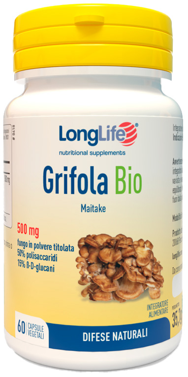 LONGLIFE GRIFOLA BIO 60 CAPSULE VEGETALI - Farmacia Bartoli