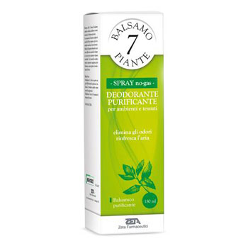 ESSENZA BALSAMICA 7 PIANTE DEODORANTE PURIFICANTE PER AMBIENTI E TESSUTI POMPA SPRAY + ASTUCCIO 180 ML - Farmacia Bartoli
