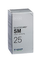 TEST STRIPS PER MISURAZIONE GLICEMIA GLUCOCARD SM 25 PEZZI - Farmacia Bartoli
