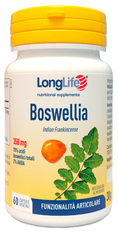 LONGLIFE BOSWELLIA 60 CAPSULE VEGETALI - Farmacia Bartoli
