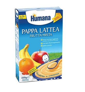 HUMANA PAPPA FRUTTA MISTA 230 G - Farmacia Bartoli