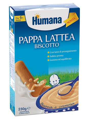 HUMANA PAPPA LATTEA BISCOTTO 230 G - Farmacia Bartoli
