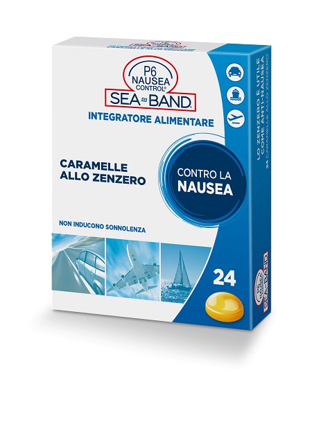 P6 NAUSEA CONTROL CARAMELLE ANTI NAUSEA VIAGGIO ALLO ZENZERO 24 PEZZI - Farmacia Bartoli