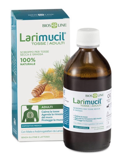 LARIMUCIL TOSSE TOSSE ADULTI SCIROPPO CE 0476V 230 G 175 ML - Farmacia Bartoli