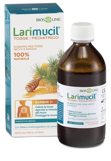 LARIMUCIL TOSSE PEDIATRICO 1+ SCIROPPO 175 ML CE 0426 230 G - Farmacia Bartoli