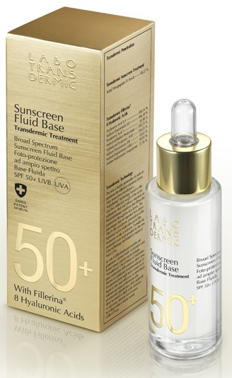 LABO TRANSDERMIC BASE FLUIDA 50+ UVA UVB 30 ML - Farmacia Bartoli