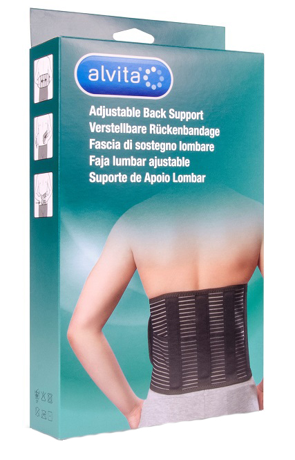 ALVITA FASCIA LOMBARE MISURA 2 CIRCONFERENZA 100-120 CM - Farmacia Bartoli