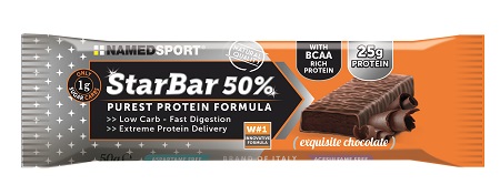 STARBAR 50% PROTEIN EXQUISITE CHOCOLATE 50 G - Farmacia Bartoli