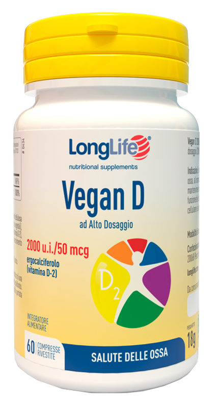 LONGLIFE VEGAN D 60 COMPRESSE - Farmacia Bartoli