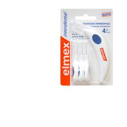 ELMEX INTERDENTAL SCOVOLINO INTERDENTALE 4 MM 6 TESTINE + MANICO - Farmacia Bartoli